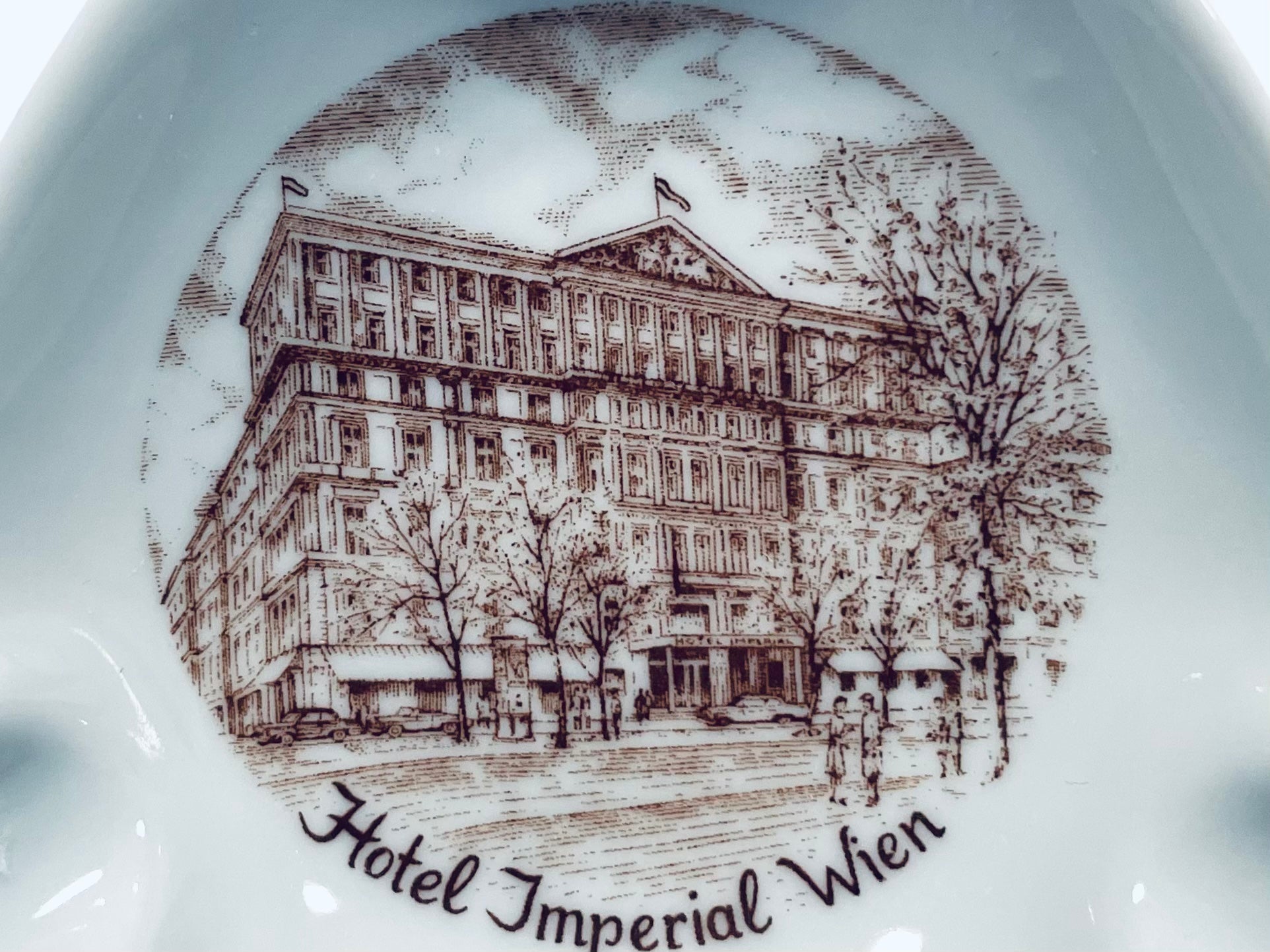 Rasper Sohne Wien 1 Souvenir Hotel Imperial Austrian Ashtray