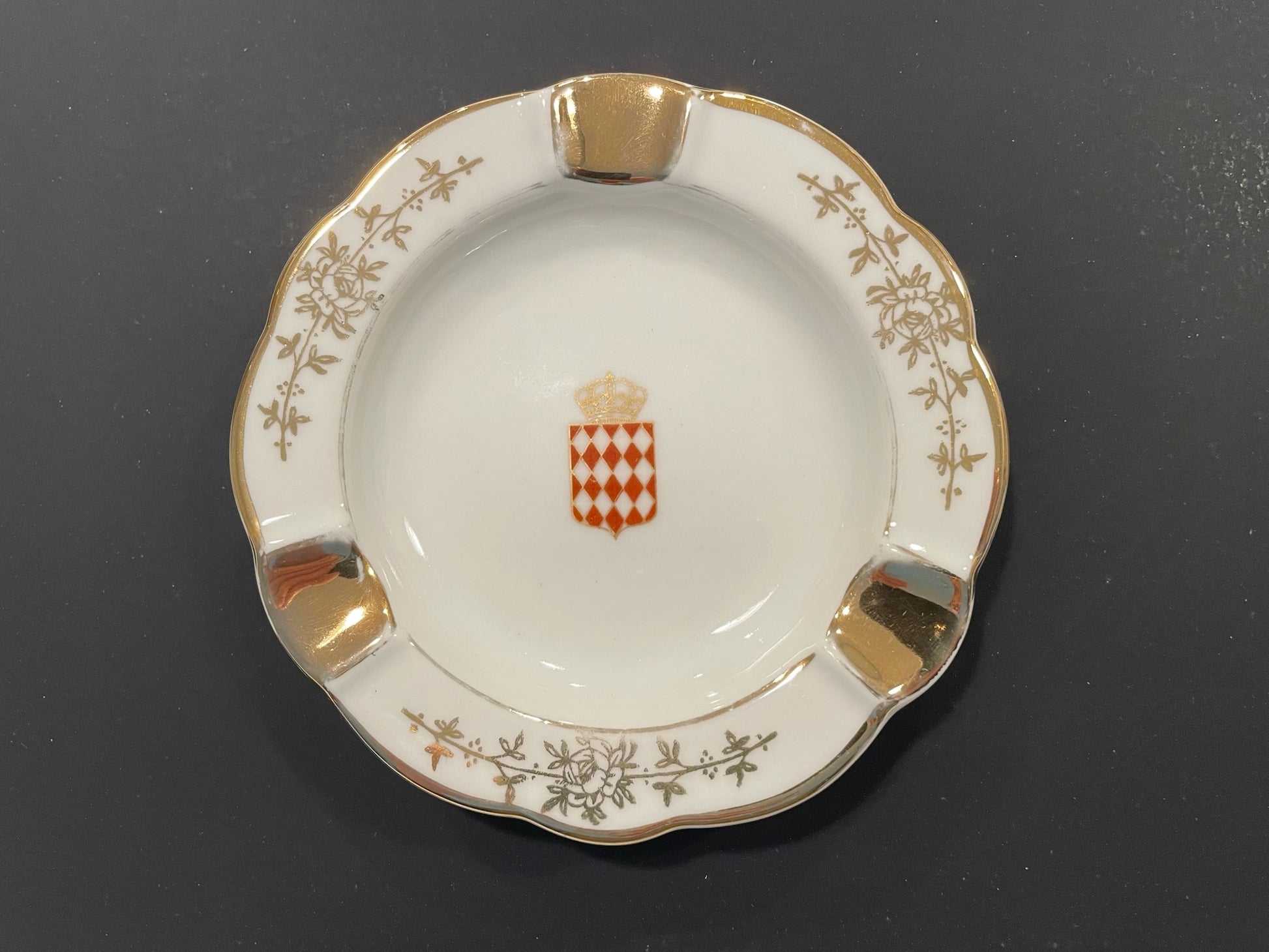 Limoges H T France A B Monte Carlo Ashtray Monaco Casino Hotel