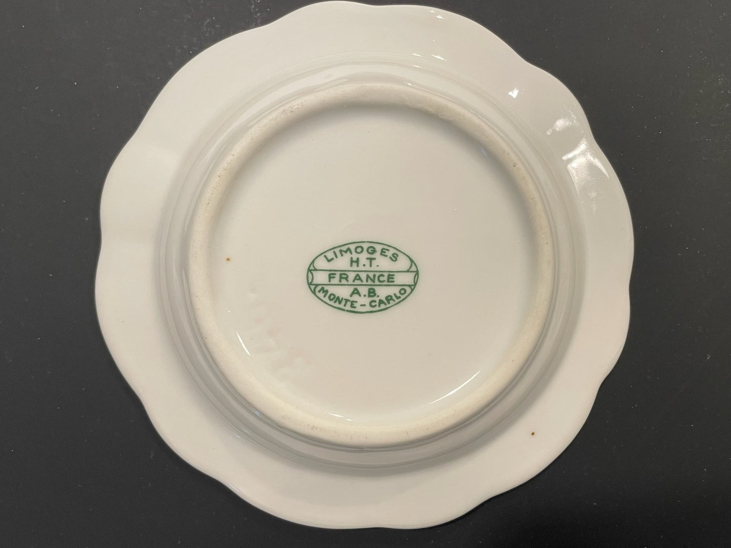 Limoges H T France A B Monte Carlo Ashtray Monaco Casino Hotel