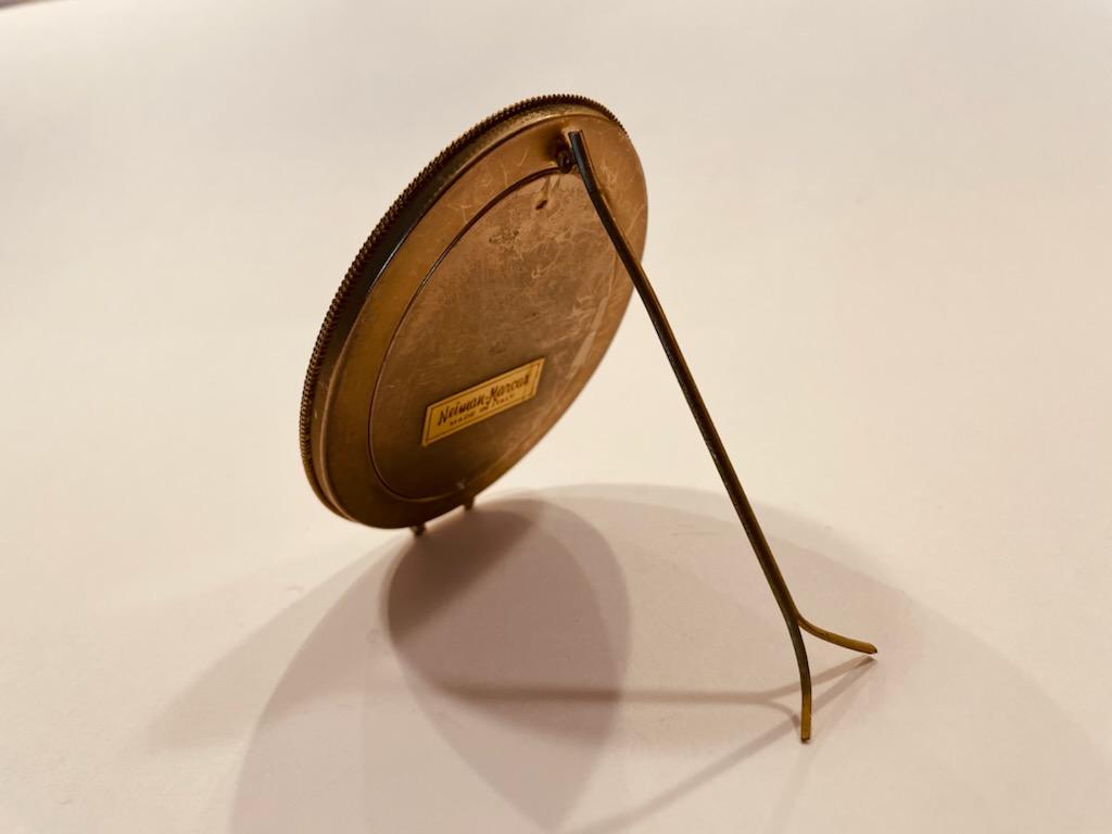 Neiman Marcus Italy Micro Mosaic Oval Mini Picture Frame