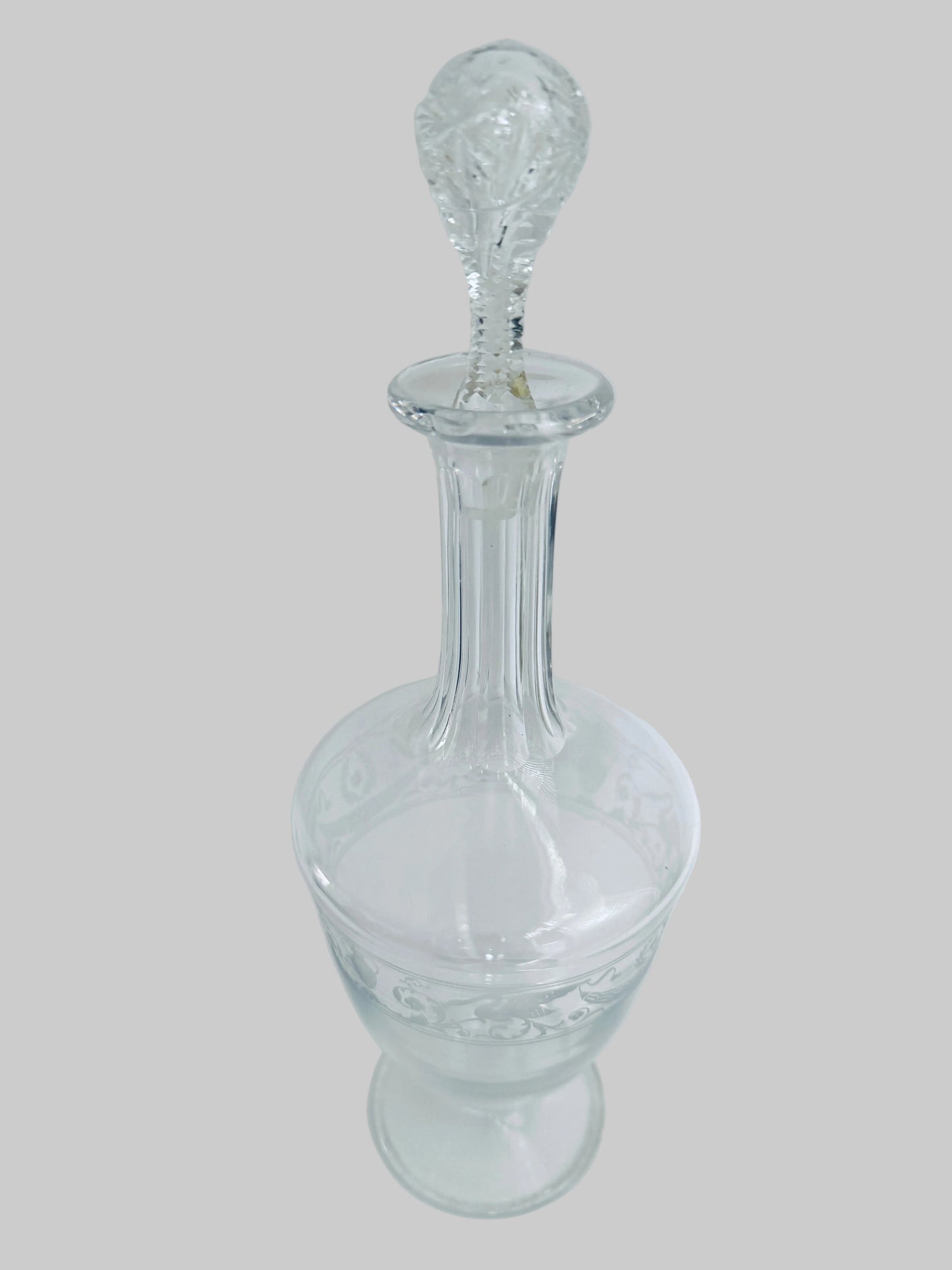 Baccarat Bottle For Croizet Made In France Neoclassic Crystal Decanter