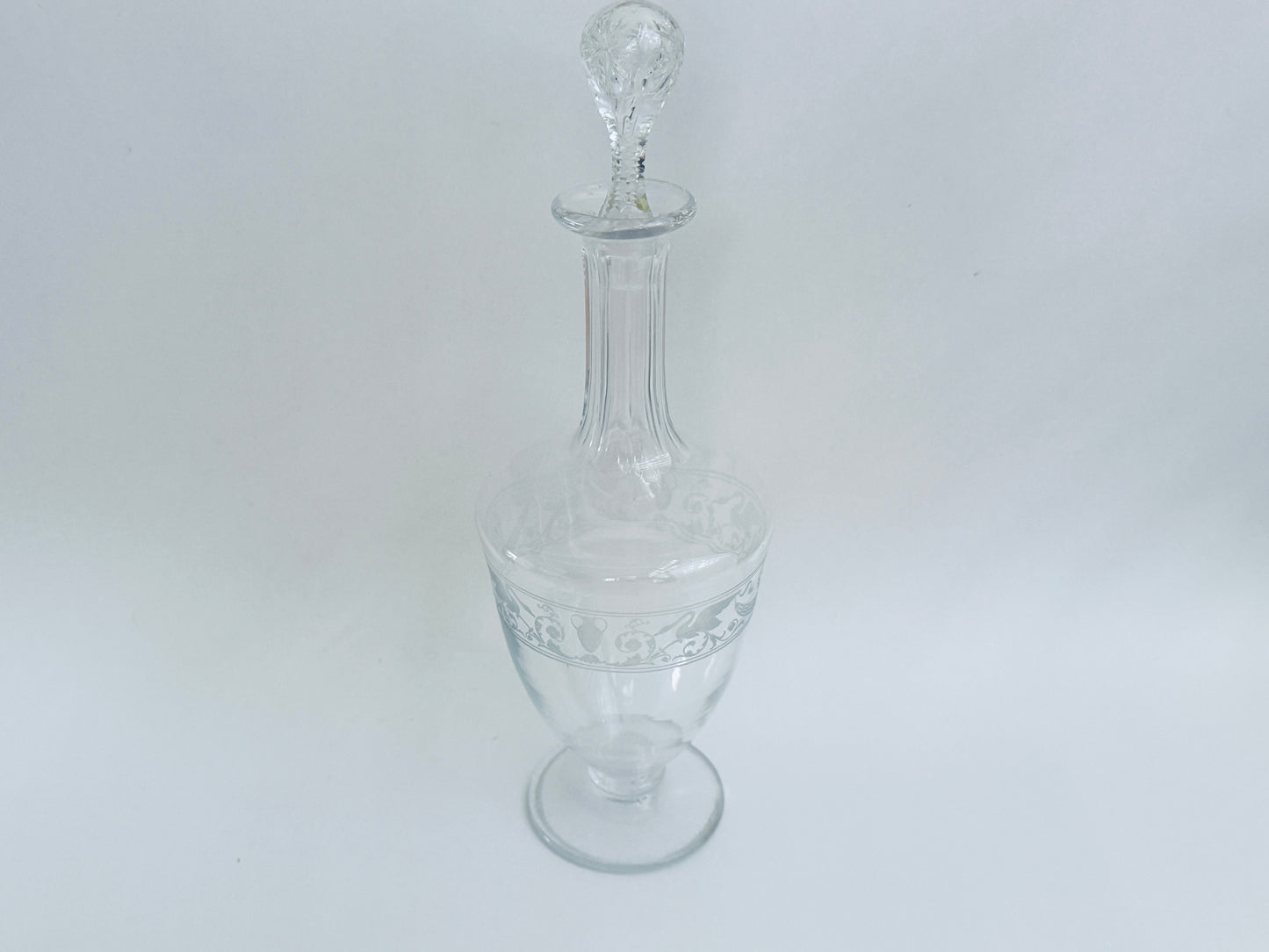 Baccarat Bottle For Croizet Made In France Neoclassic Crystal Decanter
