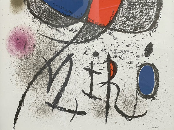 Joan Miro Jardin Au Claire De Lune Arte Paris Abstract Illustration