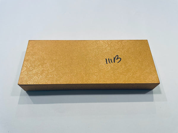 DMO Millennium Comb Yuande Muqiu Scripted Golden Rectangle Textured Box