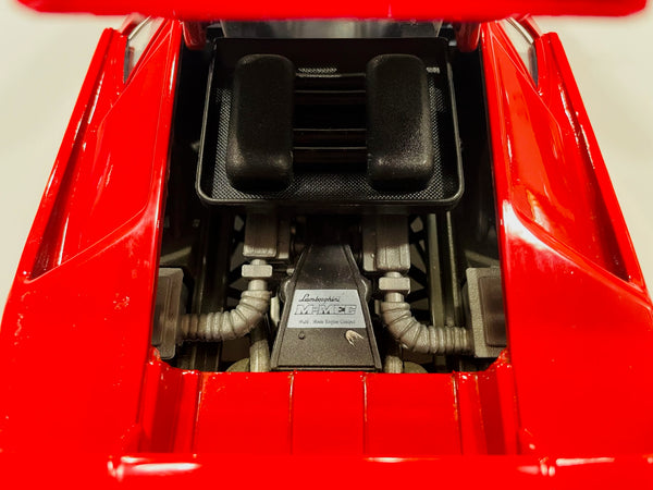 Red Dicast Lamborghini Maisto Sport Model Car Black Interior