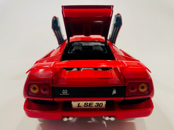 Red Dicast Lamborghini Maisto Sport Model Car Black Interior