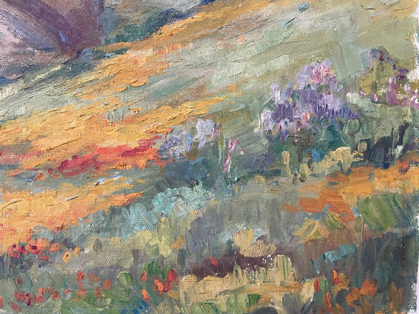 Impressionist Seaview Painting Oil On Stretched Canvas