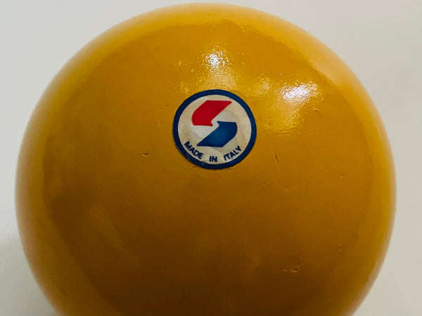 Bocce Decorative Yellow Ball Made in Italy