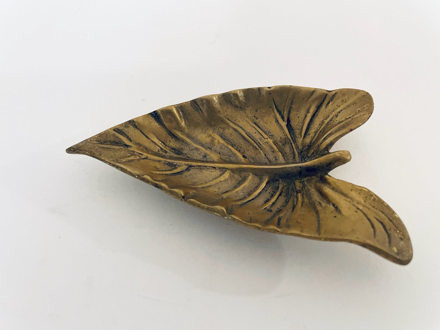 Brass Calla Lily Petal Virginia Metal Crafters Mid Century Object Marked