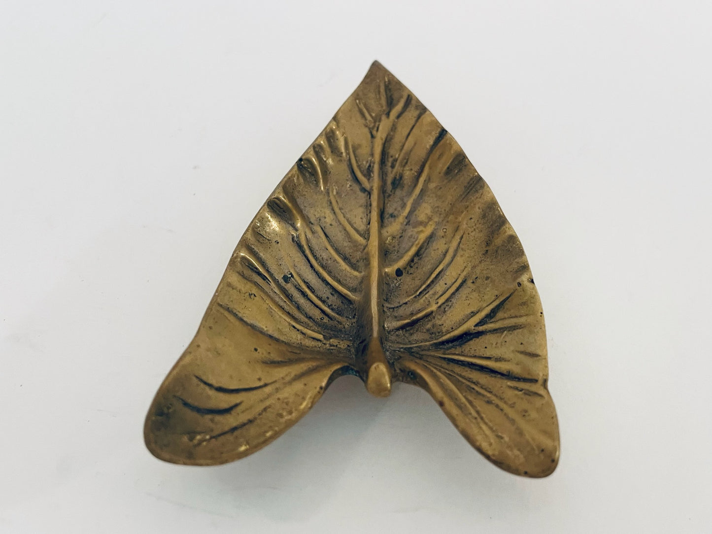 Brass Calla Lily Petal Virginia Metal Crafters Mid Century Object Marked