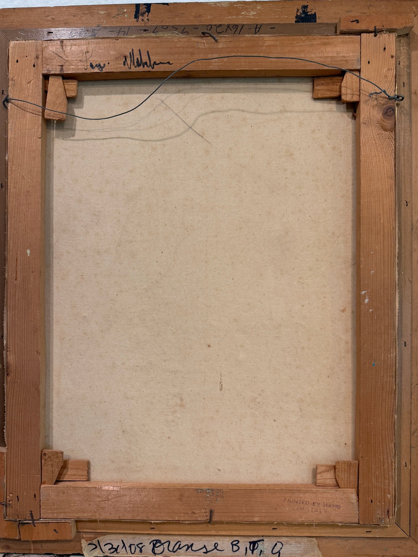 Street of Paris Impressionist Painting Signed Oil On Canvas Original Frame