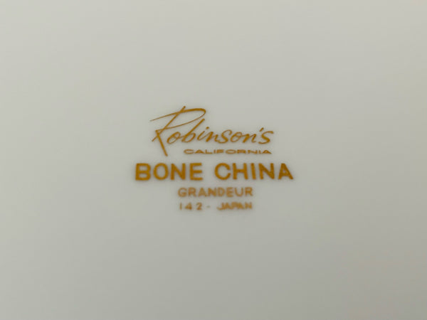 Robinsons California Bone China Grandeur Japan Short Dinner Set