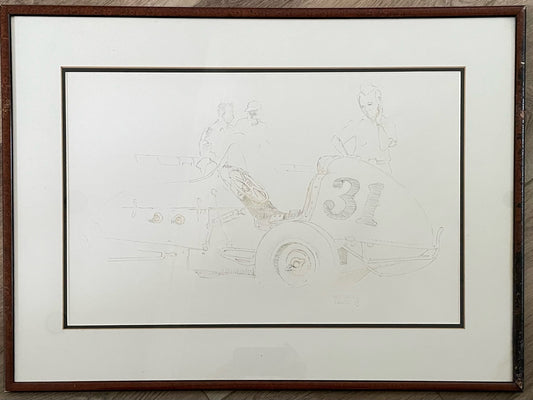 Ned Parsons Newport 83 Classic Car Signature Print