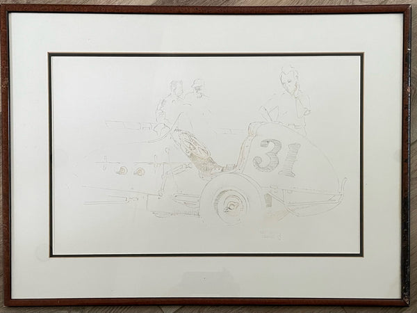 Ned Parsons Newport 83 Classic Car Signature Print