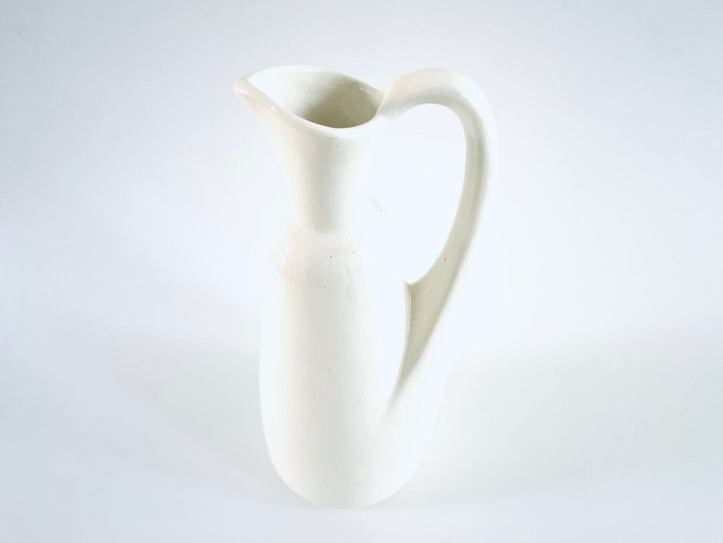 Rorestrand Mid Century Modern Swedish Ceramic Floral Pitcher