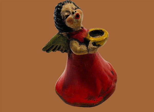 Handmade By THUN Italy A Singing Angel With Wings