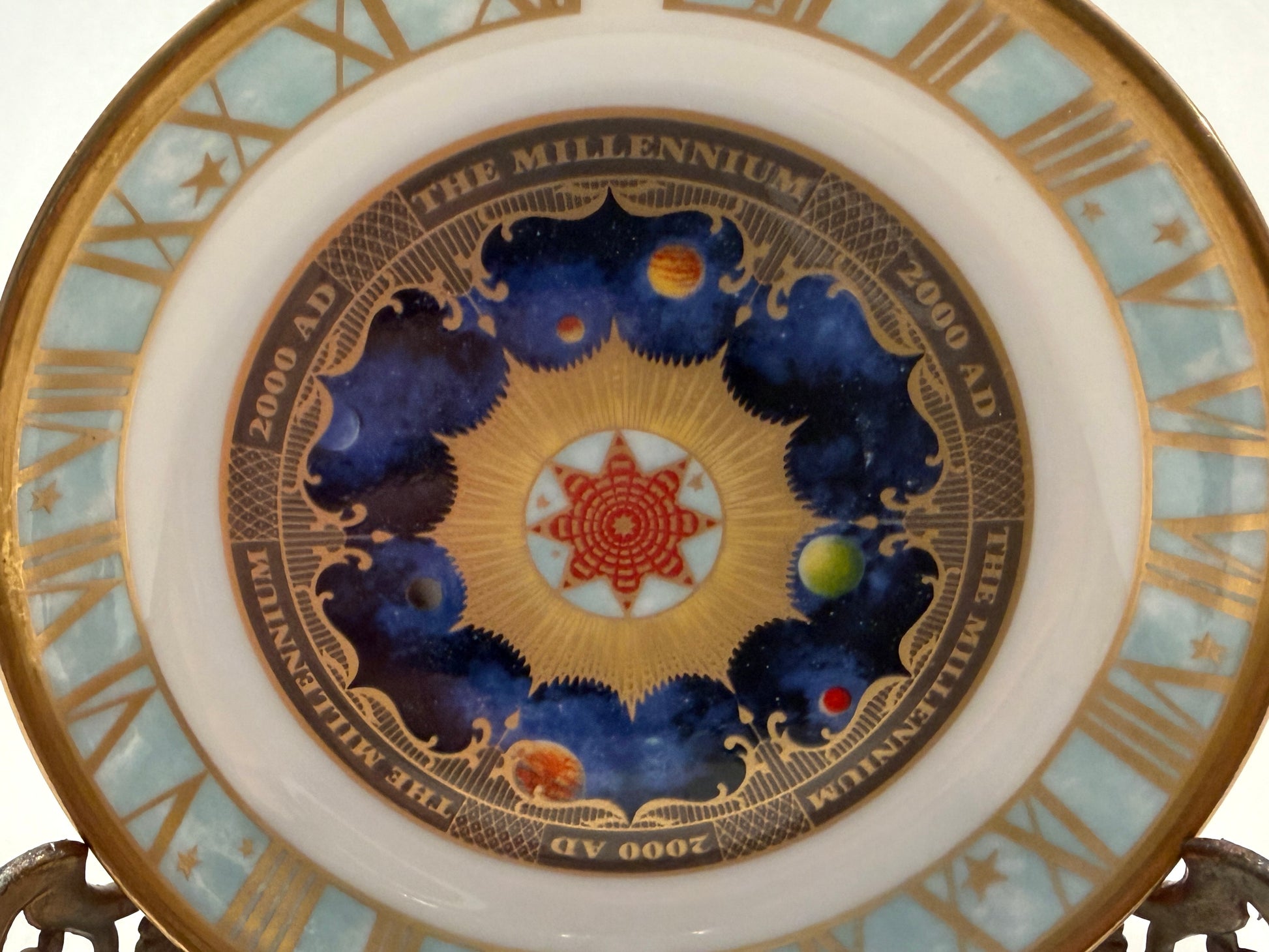 Royal Worcester Made In England Fine Bone China Plate To Celebrate The Millenium