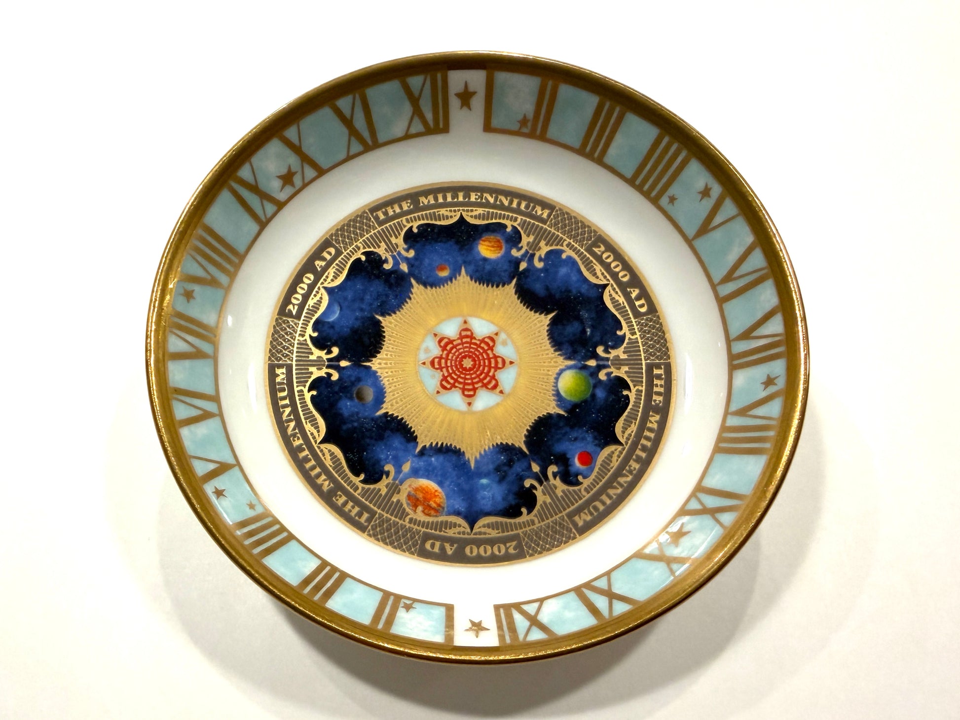 Royal Worcester Made In England Fine Bone China Plate To Celebrate The Millenium