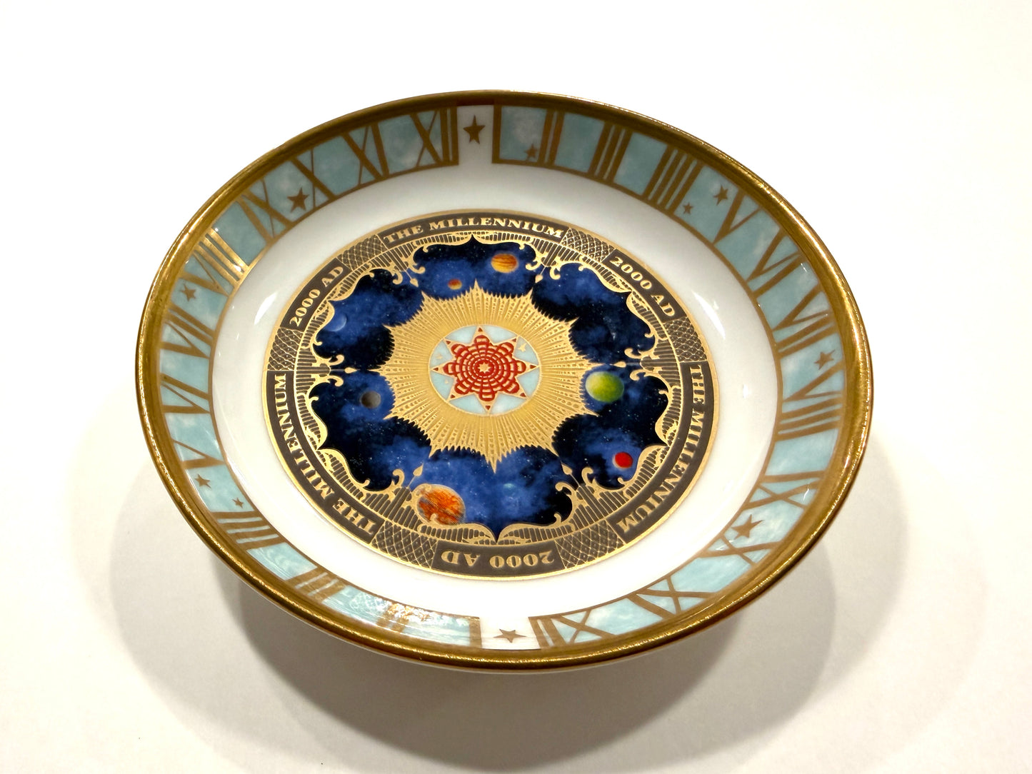 Royal Worcester Made In England Fine Bone China Plate To Celebrate The Millenium
