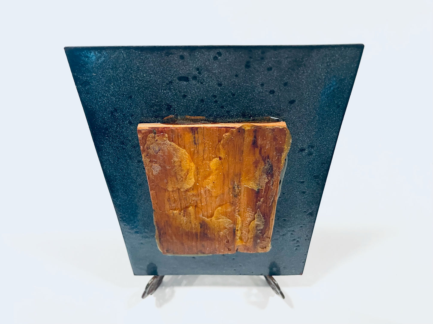 Mayan Style Enamel On Copper Art Signed by Arist Dublin