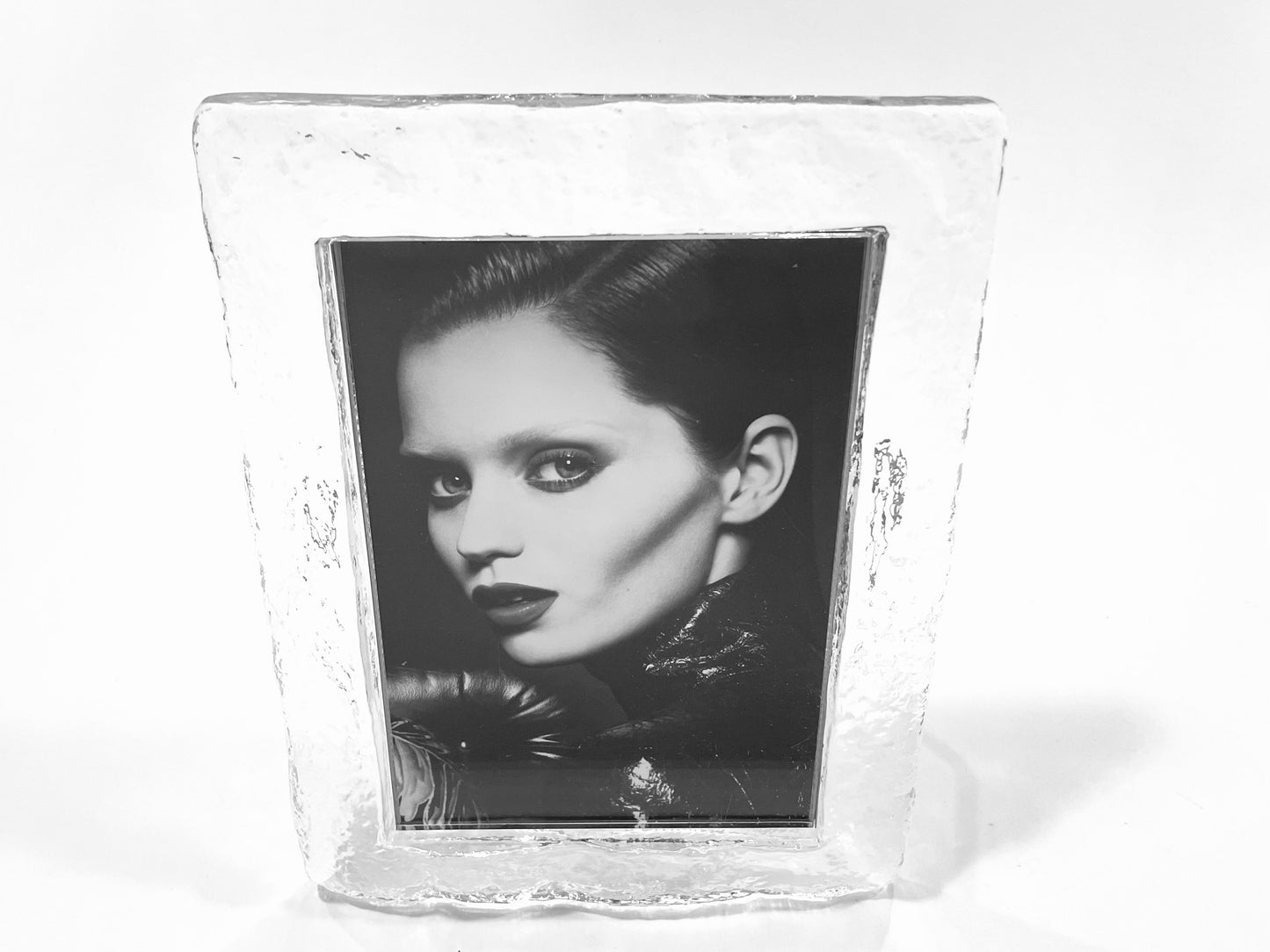 Japan Hoya Icy Glass Picture Frame Metal Stand