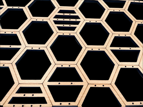 Hanging Geometric Golden Composed Decorative Object