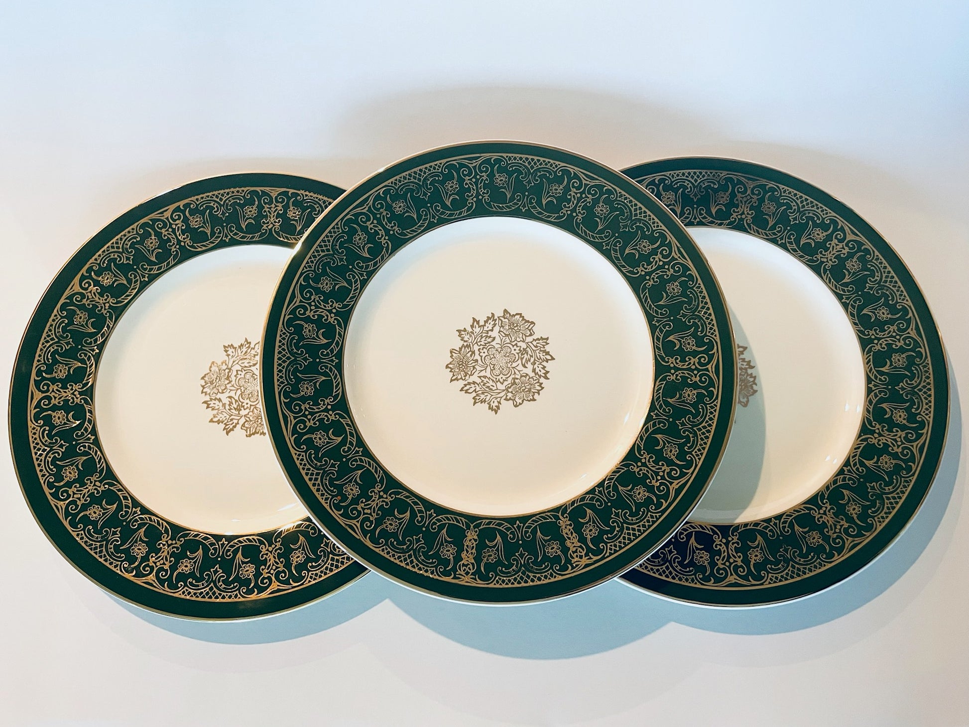 Antique Myott Son and Co Ltd Made In England Set of 10 Dinner Plates