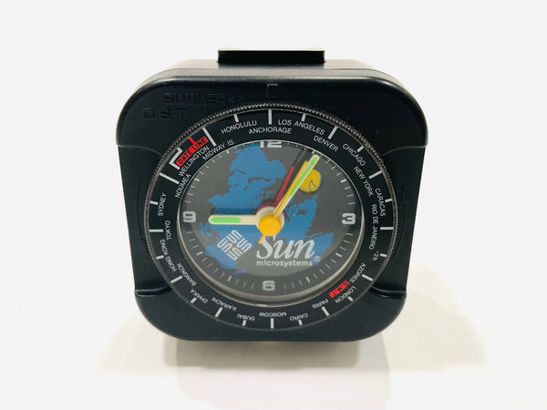 Sun Microsystems Quartz International Time Alarm Travel Clock Made in USA