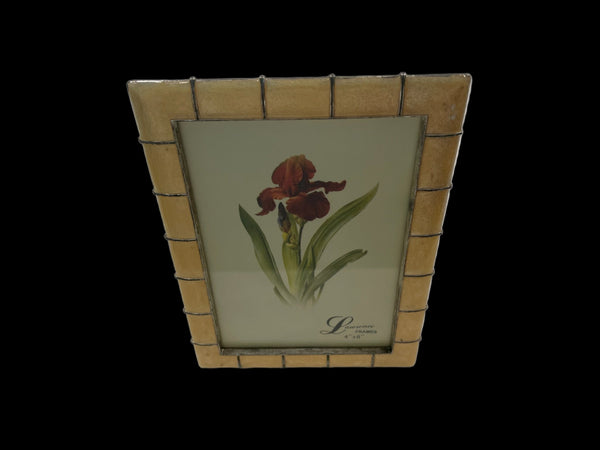 Contemporary Golden Enamel Ware Lawrence Picture Frame