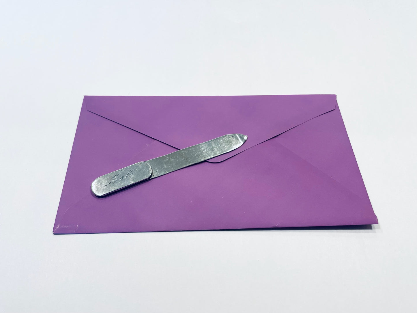 Mexico Silver Monogram Letter Opener Bookmark 
