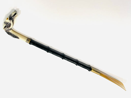 RCM Equestrian Bakelite Composed Horse Head Resin Shoe Horn