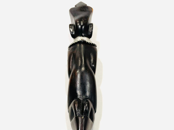 Hand Carved Folk Art African Figurative Letter Opener Bookmark