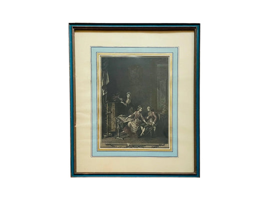 Lingee Sculp Loccupation French Engraving Artist Hand Painted Signed Numbered Illustration
