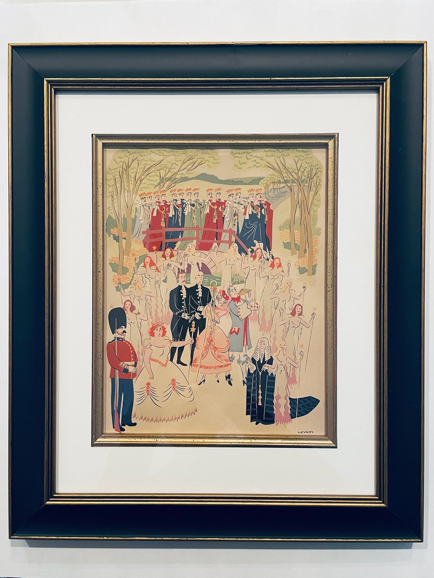 Gilbert and Sullivan Operetta Ruddigore Illustrated Print Lucille Corcos