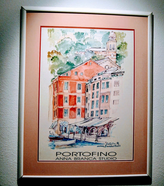 Portofino Anna Branca Studio Hand Signature Watercolor