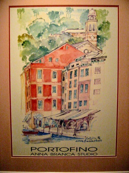 Portofino Anna Branca Studio Hand Signature Watercolor