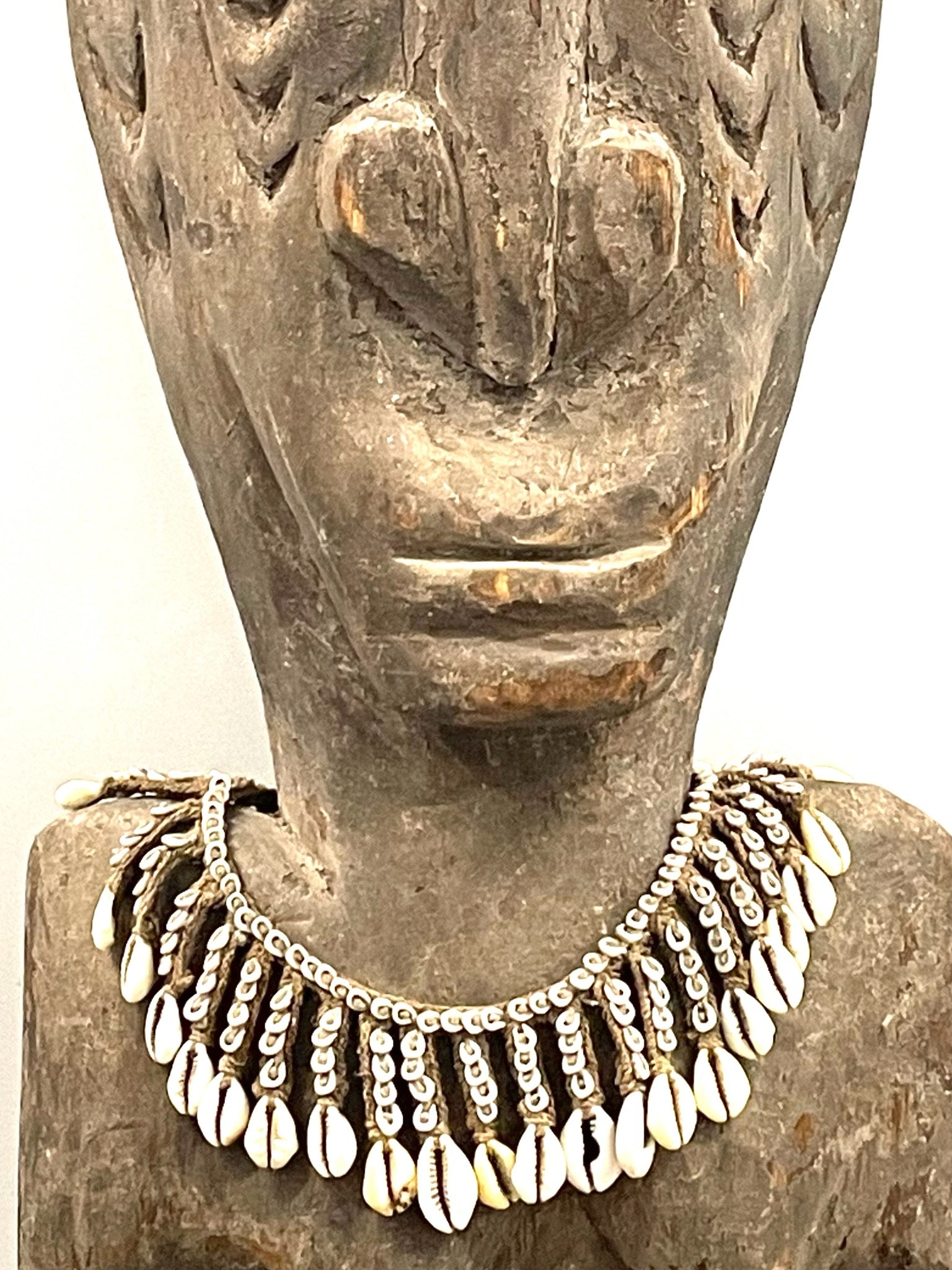 Folk Art African Style Tribal Figure Carving Baule Sculpture