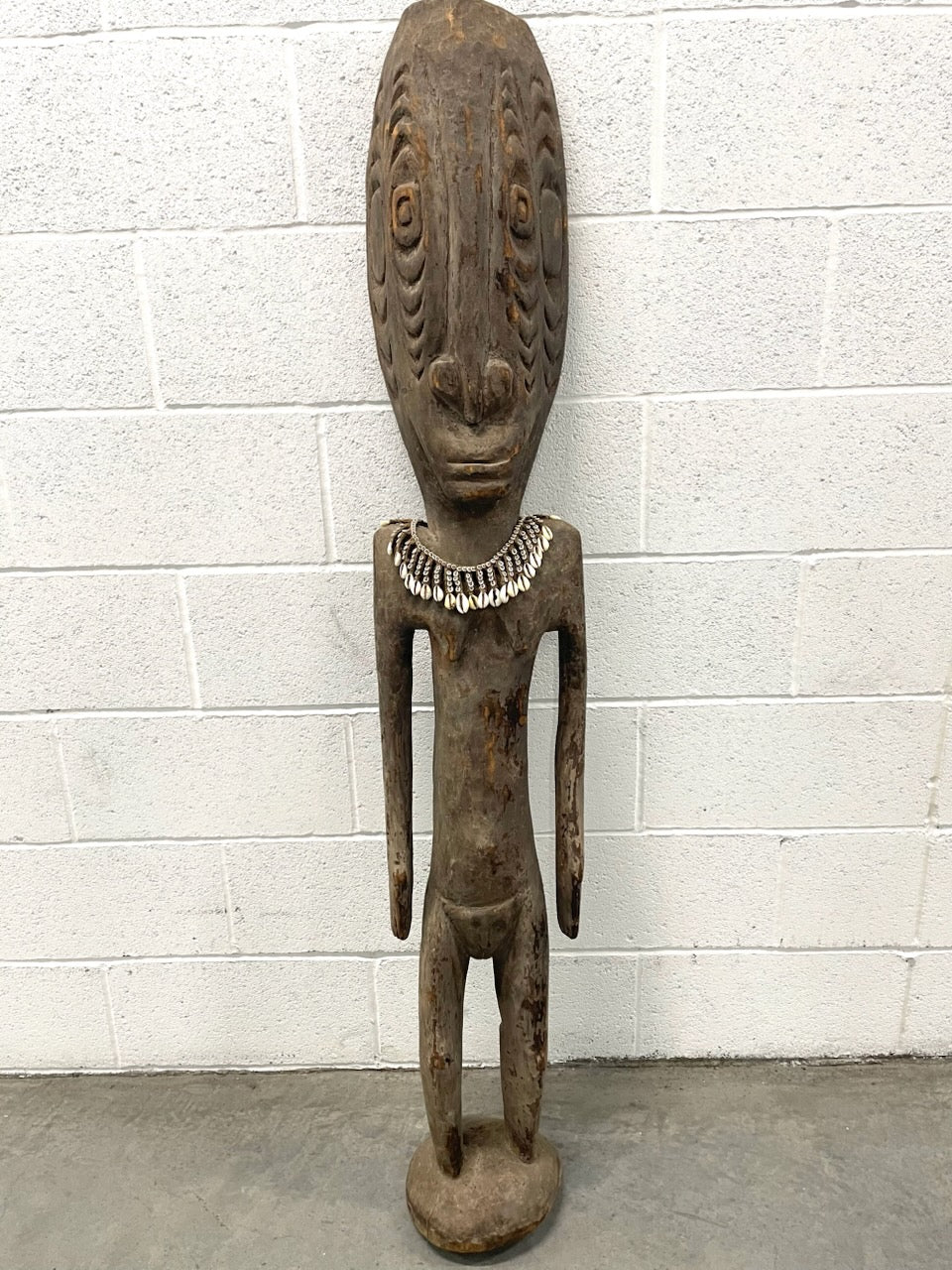 Folk Art African Style Tribal Figure Carving Baule Sculpture