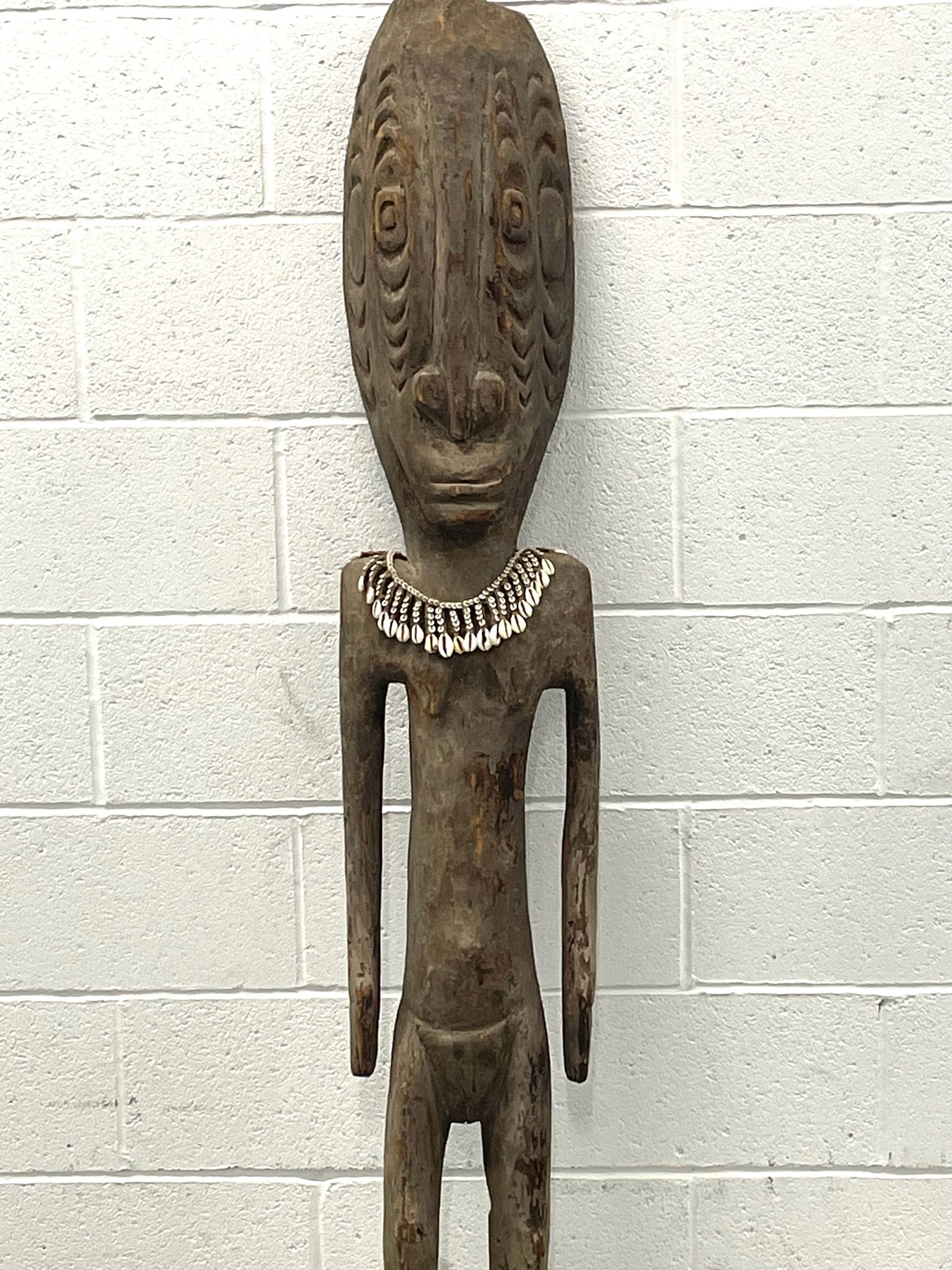 Folk Art African Style Tribal Figure Carving Baule Sculpture