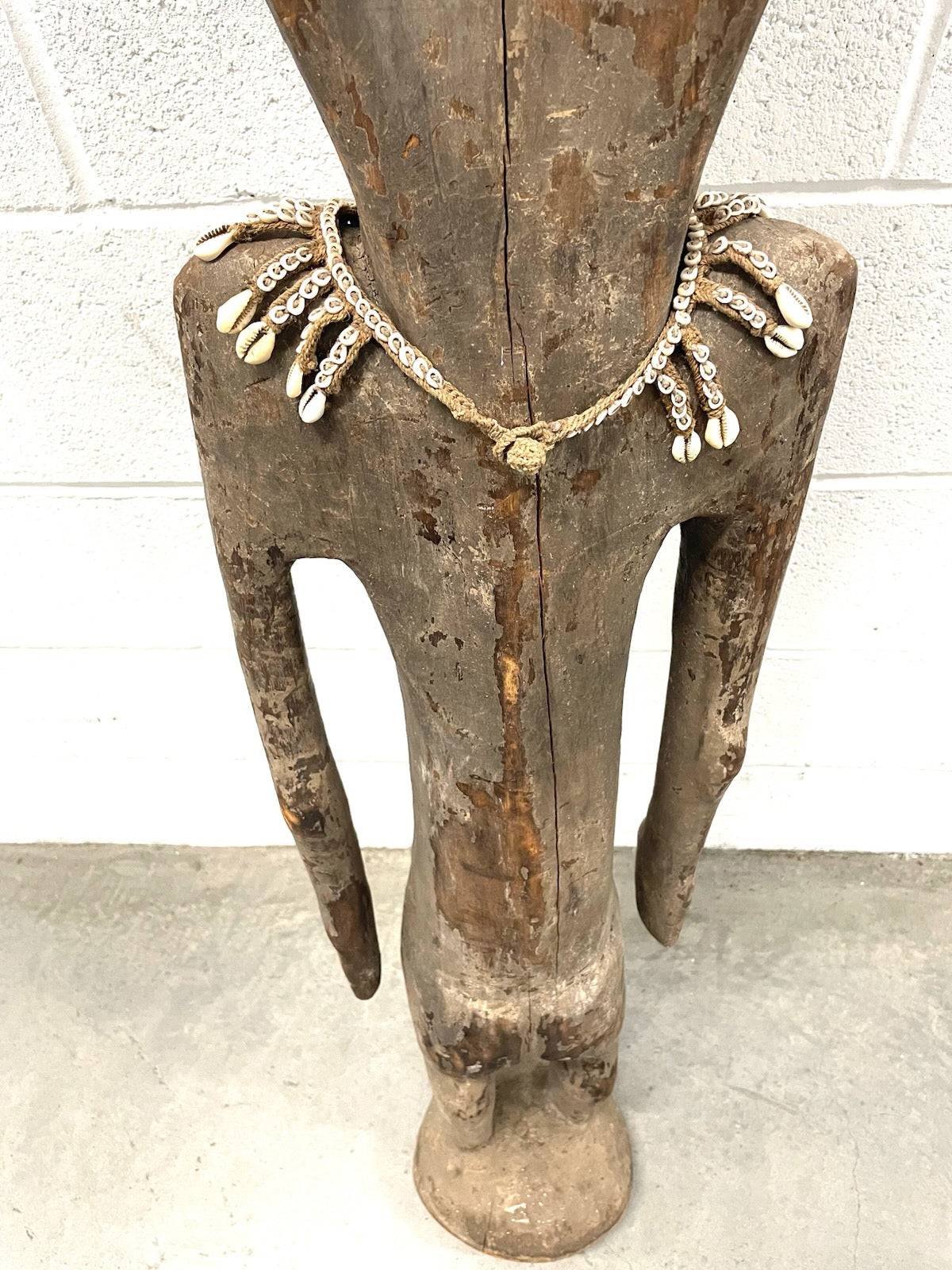 Folk Art African Style Tribal Figure Carving Baule Sculpture