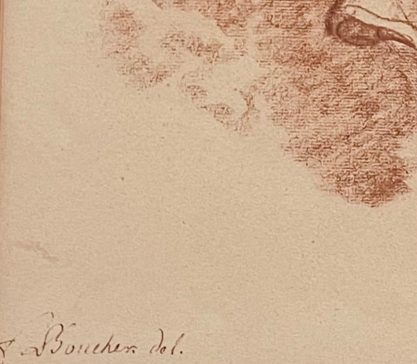 After Francois Boucher Young Man Sitting On The Ground Print