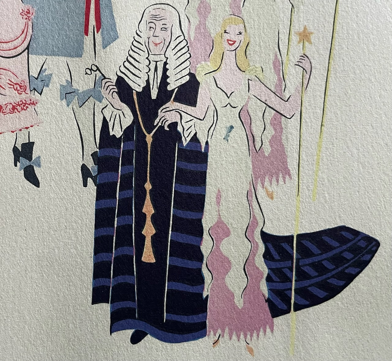 Gilbert and Sullivan Operetta Ruddigore Illustrated Print Lucille Corcos