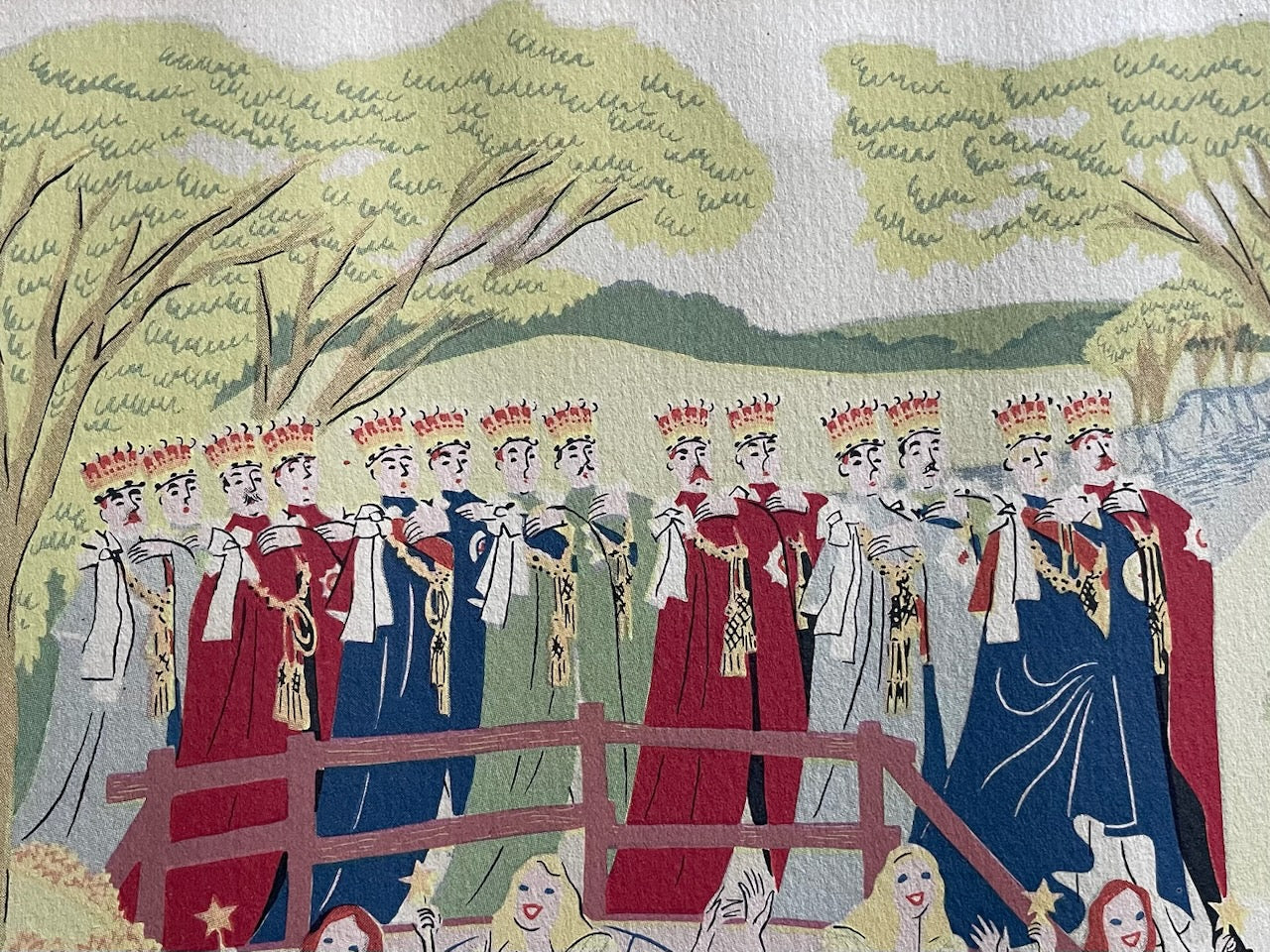 Gilbert and Sullivan Operetta Ruddigore Illustrated Print Lucille Corcos