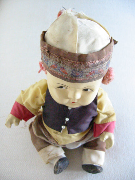 Antique Chinese Tribal Folk Art Doll