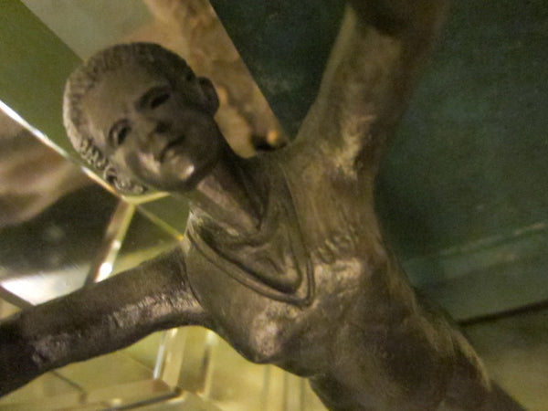 Ricker Mid Century Modern American Olympian Pewter Signature Statue