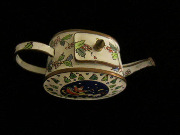 Teapot Style Christmas Trinket Box