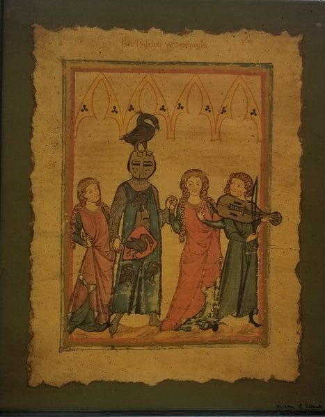 Medieval Opera Decoupage Originated in France Mary S Clark