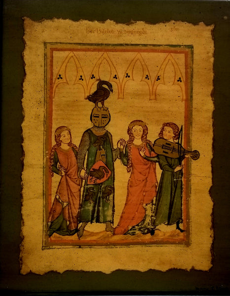 Medieval Opera Decoupage Originated in France Mary S Clark