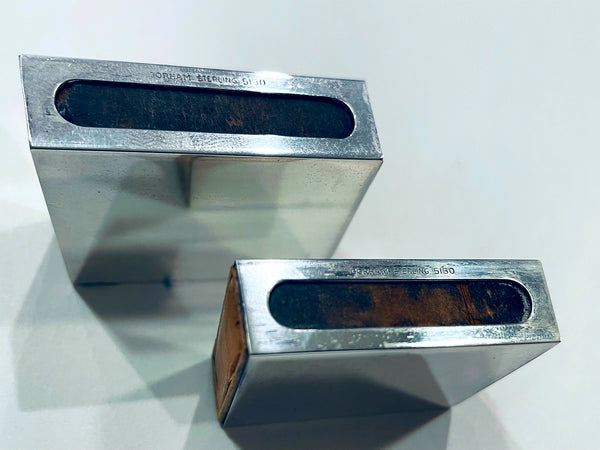 Gorham Sterling Match Box Holders Safety Cover Marked
