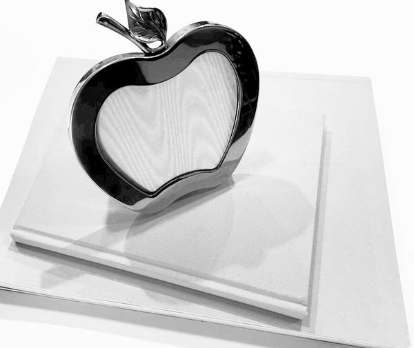 Tiffany Silver Plated Stemmed Apple Photo Frame 